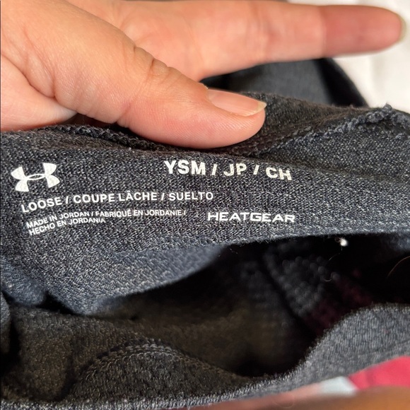 Under Armour Black and Gray Logo Long Sleeve - Picture 2 of 2